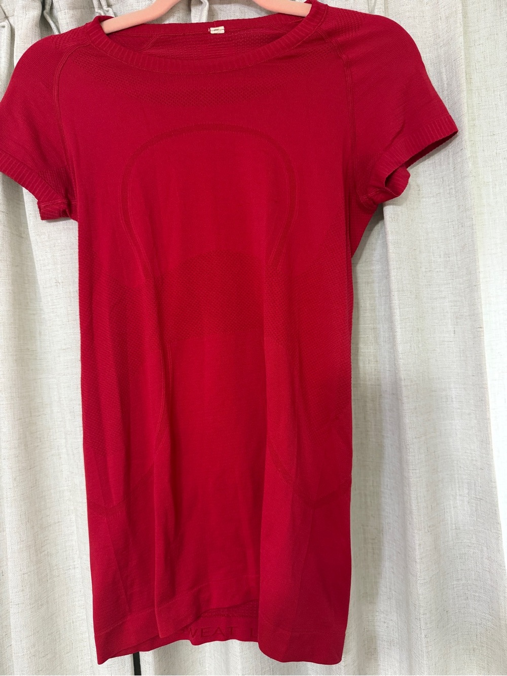 Lululemon swiftly tech short sleeve red